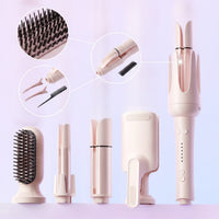 Interchangeable Hair Styling Tool Multi-Functional Multistyler with Detachable Heads Clasping Hair Curler with Interchangeable for Travel