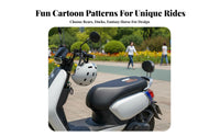 Seat Cover Sun-Resistant Water Resistant Electric Cycle Saddle Cover Protection Motorcycle Seat Protector for Everyday Biker S, DIY Enthusiasts