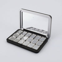 Cosmetic Storage Case with Mirror Customizable Refillable Makeup Organizer Makeup Case with Mirror Attractive