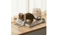 Multifunctional Feline Castle Toy Set Self-Entertaining Feline Brain-Teaser Feeder Set Mental Stimulation Brain-Teaser Toy Stress Relief for Indoor