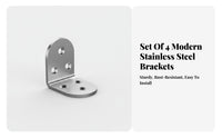 Rust-Resistant 90-Degree Joint Connector adaptable 90-Degree Corner Fastener Strengthened Design Angle Bracket sturdyDuty for DIY hobbyists, property owners, Woodworkers, Furniture Repair, Home renovation, Woodworking Projects, Garage