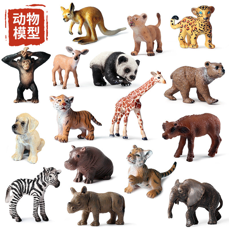 Realistic Solid Animal Figures Set for Kids Toys and Collectibles