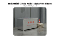 Fire Sand Box Rust-Resistant Stainless Steel Sand Bin Firefighting Supply Cabinet for Officers, Gas Stations, Warehouses