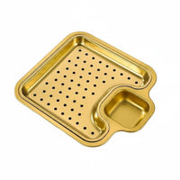 Easy to Clean Divided Condiment Tray Food Grade Divided Sauce Dish Heat Resistant Stainless Steel Sauce Dish Compact for Grilling, Restaurant