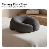 Pressure Relief Beauty Salon Face Cradle Breathable Material Massage Pillow Memory Foam for Spa Goers, Women, Home