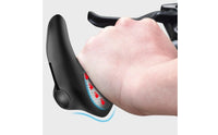 Handlebar Grips with Horns Non-Slip Horn Two-Wheeler Grips Textured One-Piece for Cyclists, Long Rides, Mountain Biking
