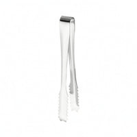Stainless Steel Ice Tongs Lightweight Fine Tweezer Tongs Compact Utensil Rust Proof for Bartenders, Hosts, Home Bar Party, Kitchen