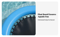 Multi-Person Swim Raft Sturdy PVC Material Inflatable Buoyant Dock Large Capacity Inflatable Mesh Float for Families, Pet Owners, Pool, Sea, Beach