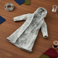 1/18 Doll Trench Coat Small Scale 3.75 Inch BJD Coat Handmade Action Figure Outfit for Collectors, Display