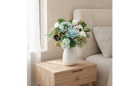 Faux Flower Arrangement Layered Artificial Flower Box Set Decorative Artificial Flowers with for Centerpieces