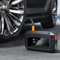 Car Jump Starter with Air Compressor Handheld Jump Starter with Air Compressor Portable Power Bank with Flashlight Rechargeable