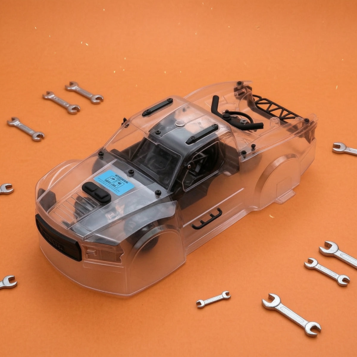 Short-Course Truck Body Clear 1/14 RC Car Body Shell for Hobbyists