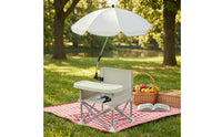 Portable Folding High Chair Adjustable Pole Travel Infant Seat Child Seating for Children, Outdoor