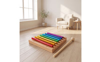 Xylophone with Mallet Educational Glockenspiel Metallophone Pleasant Xylophone with Mallets Stable for Children, Classroom