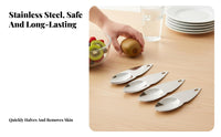 Fruit Spoon Food-Grade Material Fruit Spoon 2-in-1 Fruit Cutter Spoon Easy to Clean Fruit Spoon Skin Remover for Picnics