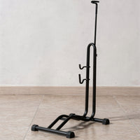 Vertical Upright Bike Stand Floor-Standing Cycle Parking Rack Space-Saving Cycle Maintenance Stand Detachable for Apartment