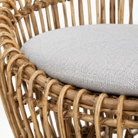 Rattan Garden Table Set, Modern, Outdoor, Balcony Compatible, 2-Piece Set, Easy Assembly