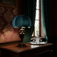 Lampshade Handmade Lamp Shade Vintage-Vintage-Style Textile Lampshade for Bedroom, Bedside Table, Study Desk