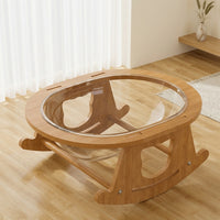 Extra Large Space Capsule Cat Bed - Cradle Bed, Stylish Acrylic Rocking House Indoor for Felines