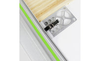 Repeatable Cuts Track Saw Guide Plate Perforated Right-Angle Cutting Guide Metal Track Saw System Angled