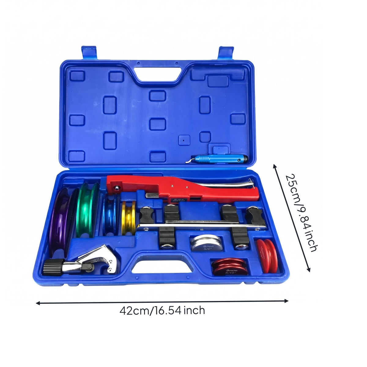 Easy to Use Tube Bending Kit Compact Manual Tube Bender Long-Lasting Aluminum Alloy for Plumbing