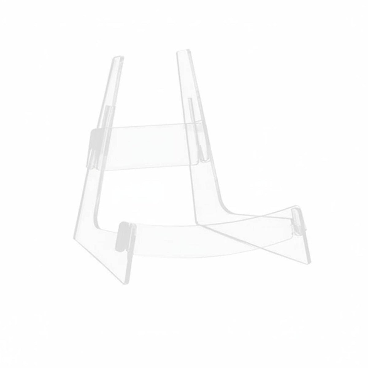 Floating Effect Acrylic Guitar Stand Stable and Long-Lasting Clear Instrument Display Holder Detachable Design Collapsible Instrument Floor Stand Easy Assembly for Musicians, Studio, Music Storage, Stage Performance