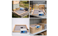 Bee Sting Secretion Collector with Control Box Electricwire-Grid Sting Secretion Collector Wooden-Frame Equipment for Beekeepers, Beekeeping, Apiary