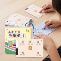 Traditional Chinese Characters Mind Map Learning Flashcards for Vocabulary and Radicals
