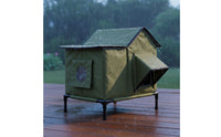 All-Season Foldable Pet House Detachable Waterproof Feline Shelter Collapsible Outdoor Feline House Weatherproof for Backyard, Garden, Patio