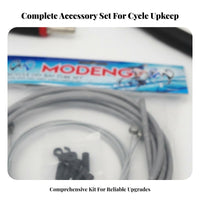 Cycle Brake Wire Set Reduces Drag Derailleur Wire and Housing Set Kink Resistant High Toughness for Cyclists, Workshop