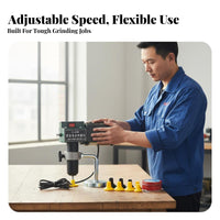 Electric Valve Grinding Tool Adjustable Speed Electric Valve Lapper Set Removes Stubborn Deposits for DIY Enthusiasts, Car Owners, Workshop, Garage