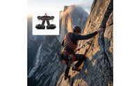 Climbing Sit Harness with Padded Waist High Strength Strong for Climbers, Climbers, Mountaineering