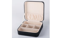 Zippered 3-Slot Glasses Box Leather Glasses Storage Box Compact Sunglasses Storage Case Structured for Travelers