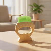 Pet Grooming Comb Gentle Comb with Plastic Handle Comfortable Sturdy for Cats, De-Shedding