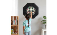 Throwing Board Surround Interlocking Design Throwing Board Wall Protector Easy Assembly EVA Foam Backboard for Basement, Bar