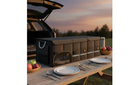 Trunk Storage Box Multi-Compartment Foldable Vehicle Organizer Waterproof Foldable Cargo Container for Camping
