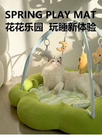 猫窝四季通用猫床嬉戏窝自嗨解闷可拆洗狗窝宠物沙发睡垫猫咪玩具