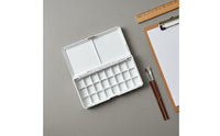 Empty Watercolor Palette Multiple Compartment Configurations Paint Pan Storage Case Travel Artist Kit Portable Size Art Supply