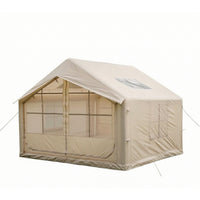 Spacious Inflatable Camping Tent Family Inflatable Cabin Tent Sunshade Shelter Long-Lasting for Campers