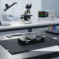 Fluid Movement Precision XY Axis Stage Scale Ruler Manual XY Slide Stage Backlash Reduction Industrial Equipment
