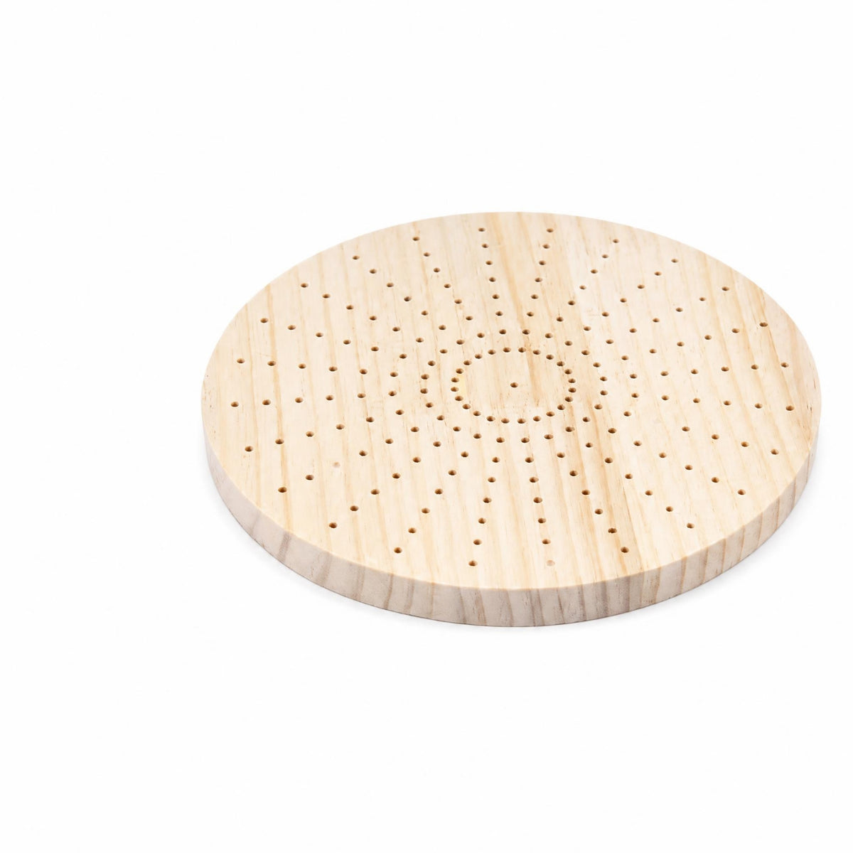 Round Crochet Blocking Board Evenly Spaced Holes Knitting Blocking Board Stainless Steel Craft Tool Smooth for Shaping Crocheted Pieces