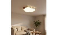 Soft Warm Look Cream Ceiling Light Minimalist Design Eye Protection Ceiling Light for Living Room