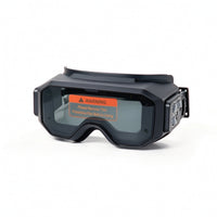 Metal-Joining Eye Visor with Elastic Strap Encircling Auto-Darkening Metal-Joining Goggles Adjustable for Metalworkers