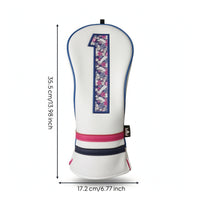 Golf Club Headcover Fit Driver Headcover Cover with Numbers Padded
