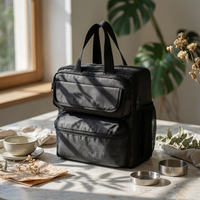 Single Serve Coffee Brewer Travel Case Two Handles Structured Storage Bag