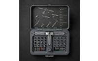 Ratcheting Screwdriver Set Interchangeable Bits Multi Bit Screwdriver Kit Shiny Finish Hardware Tool