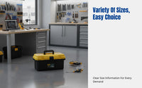 Large Carry Organizer, Double Compartment, Heavy Duty, Multi-Functional, Home Professional Use