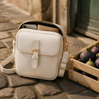 Retro PU Leather Crossbody Messenger Bag for Women - Casual Shoulder Handbag with Phone Pocket
