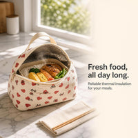 Insulated Lunch Bag for Outdoor Picnic Office School - Large Capacity Portable Meal Prep Tote