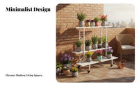Multi-Tier Rolling Plant Stand Indoor & Outdoor Use for Office, Home Decorators